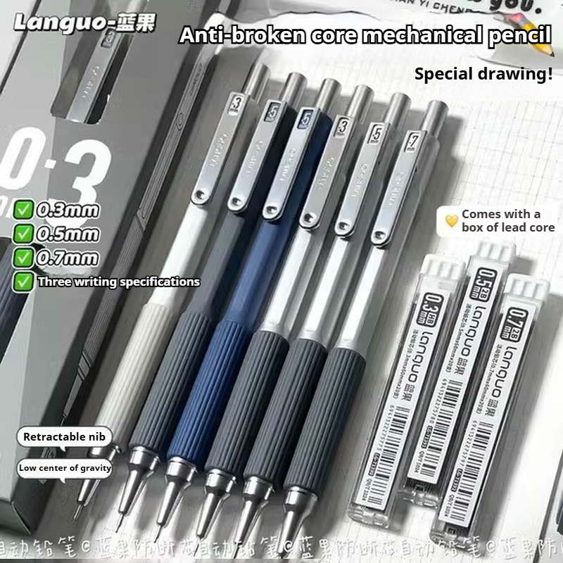 Mechanical Pencil 0.3 - 0,3 0,5 0,7 mm zestaw ołówków