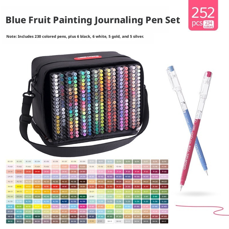 Correction Pen Fine - Zestaw 252 szt. długopisów żelowych z