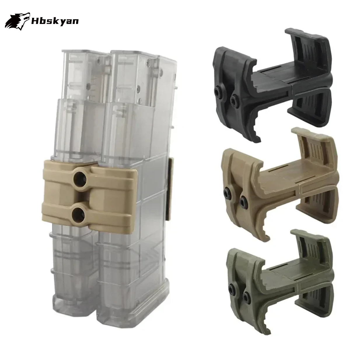 Magazine Holder Rack - Uniwersalny, taktyczny podwójny adapter do magazynków