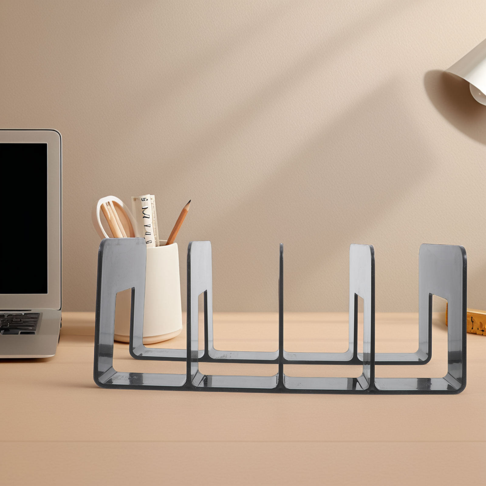Magazine Holder Rack - Uchwyt na książki na półkę, organizer