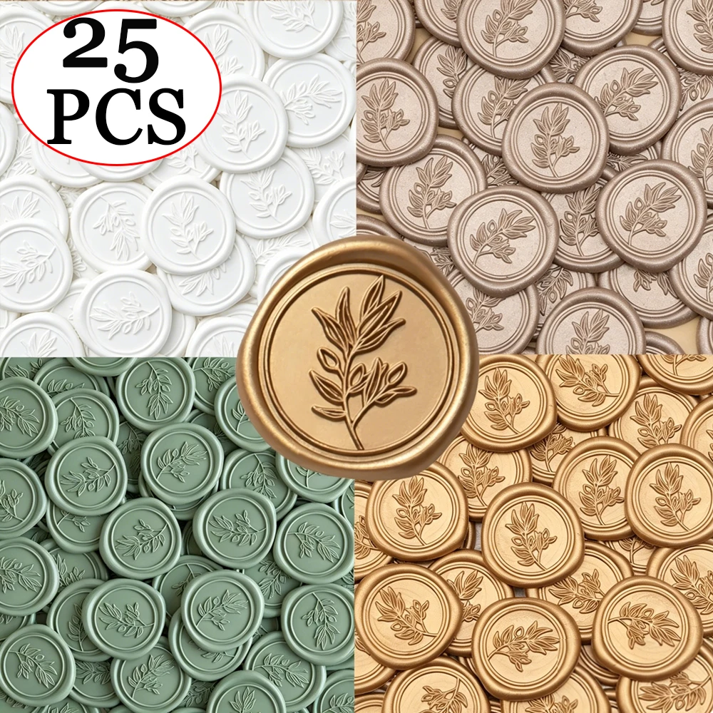 25 sztuk/zestaw Naklejki z wos – Wax Seal Stamp Set recenzja i cena