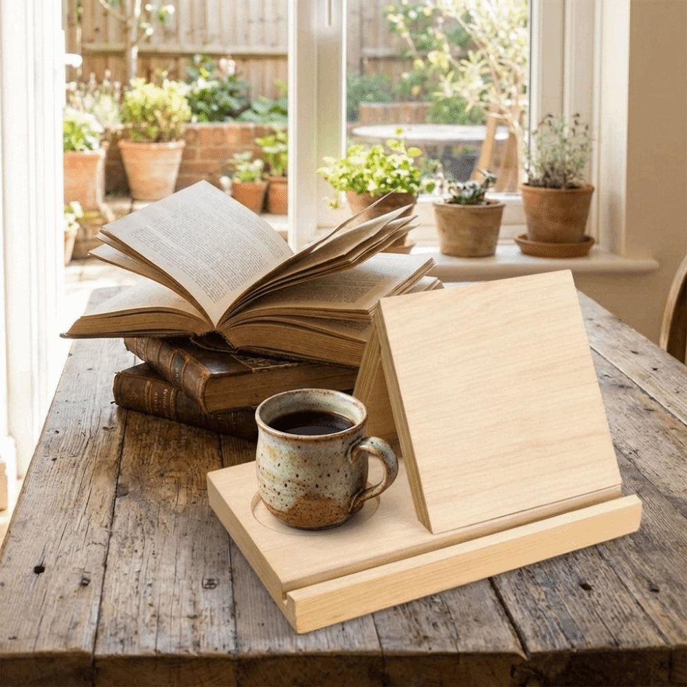 Minimalistyczny drewniany stoj – Magazine Holder Rack recenzja i cena