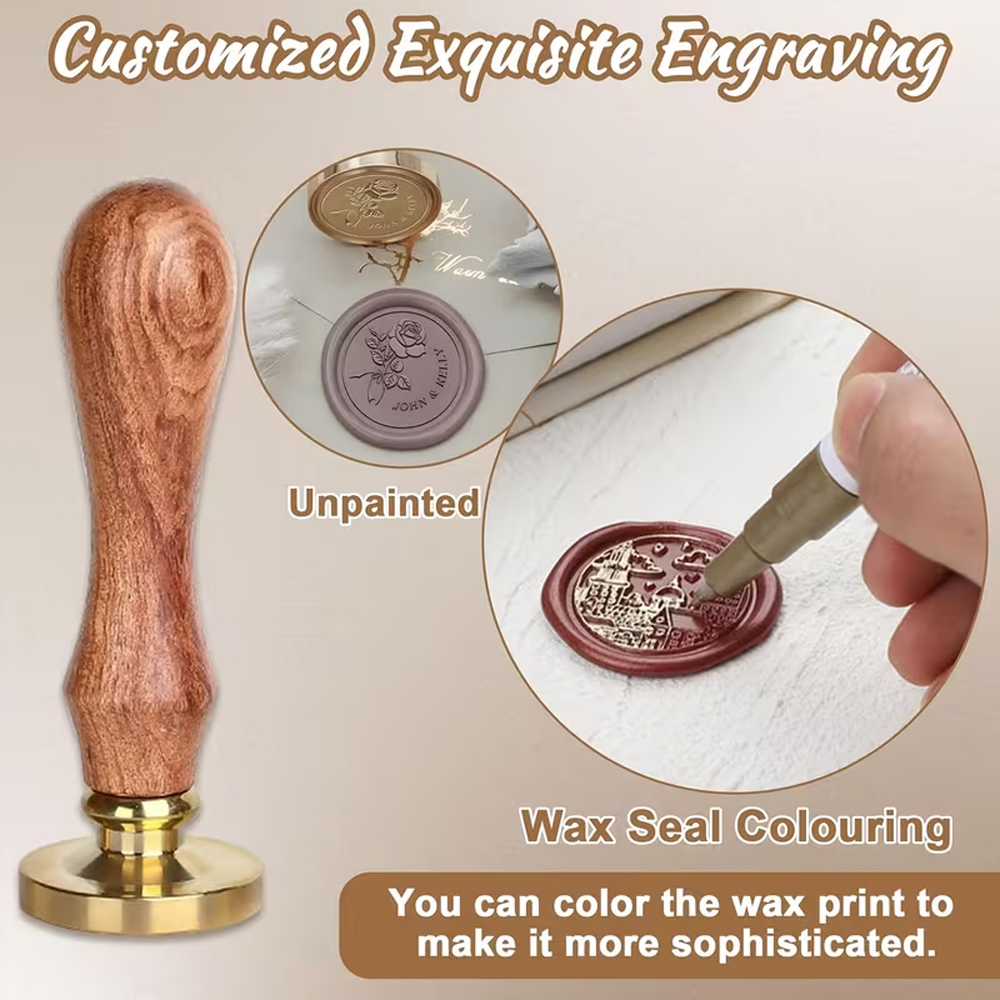 Personalizowany stempel do wos – Wax Seal Stamp Set recenzja i cena