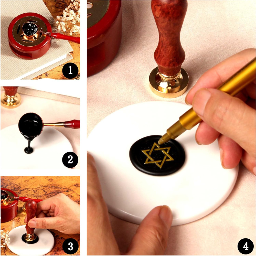 Personalizowany stempel do wos – Wax Seal Stamp Set recenzja i cena