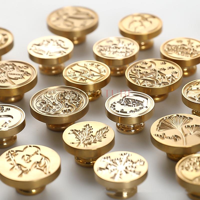 6 Miedzianych Głowic Stempli d – Wax Seal Stamp Set recenzja i cena