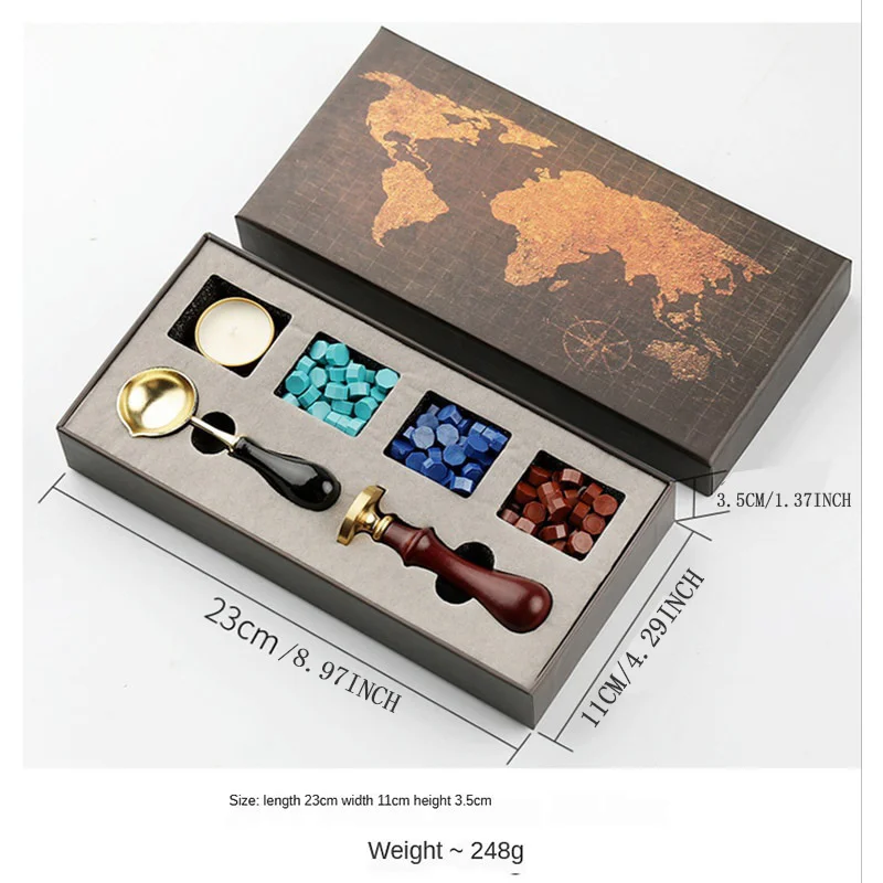 DIY znaczki pieczęć woskowa ze – Wax Seal Stamp Set recenzja i cena