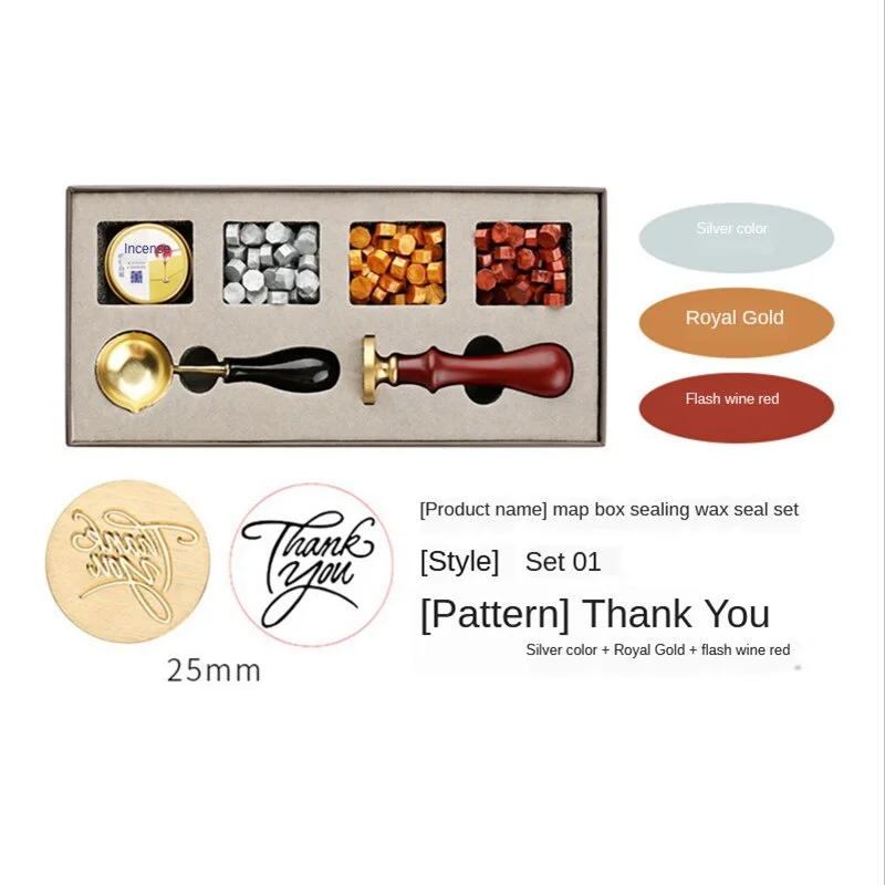 DIY znaczki pieczęć woskowa ze – Wax Seal Stamp Set recenzja i cena