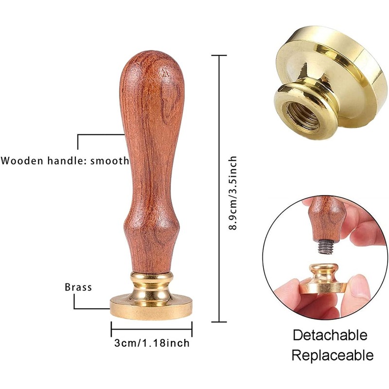 1 Zestaw pieczęci woskowej zam – Wax Seal Stamp Set recenzja i cena